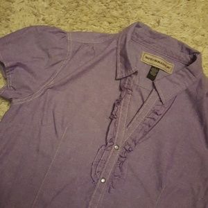 Short sleeve western style shirt